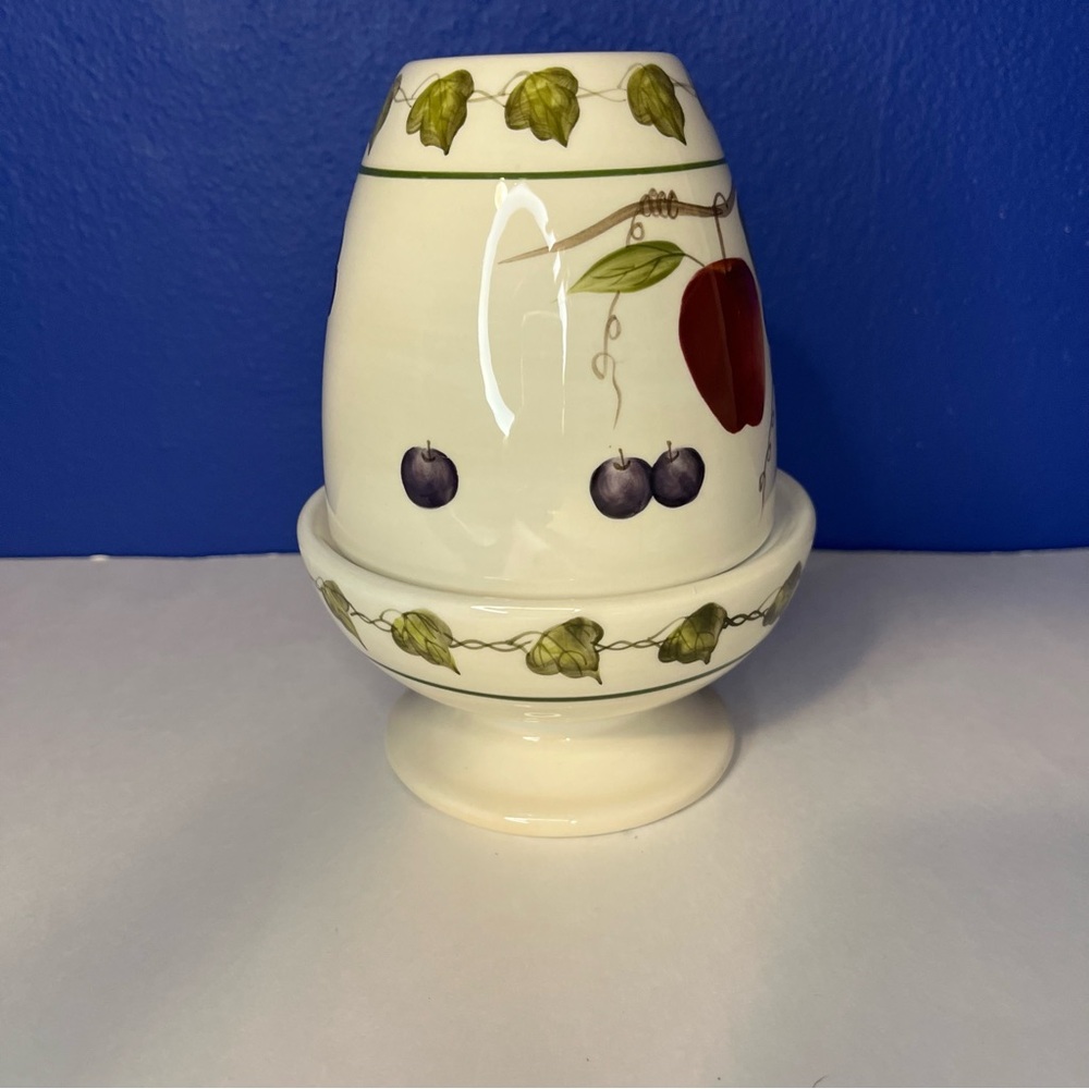 VINTAGE HOME INTERIORS "SONOMA VILLA"  2-PIECE FAIRY LAMP FRUIT & LEAVES DESIGN - Picture 13 of 14